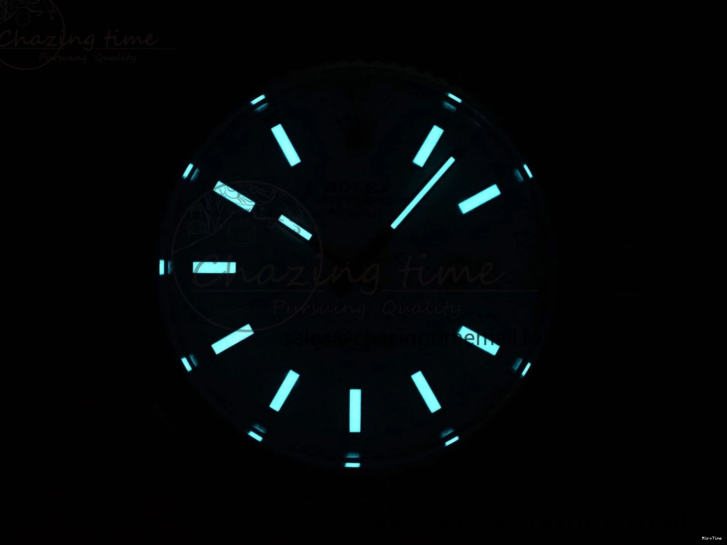 MiroTime 0406 HighPerformance DateJust 41 126334 EWEF Best Edition Black Stick Dial on Jubilee Bracelet A 1046